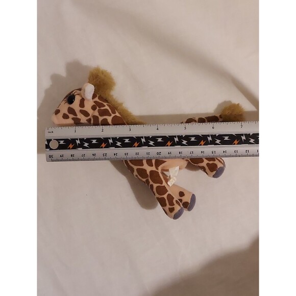 Folkmanis African Giraffe Mini Stuffed Animal Plush Finger Puppet Retired - Picture 9 of 11